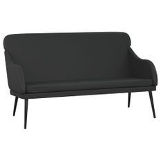 Banc Noir 110x76x80 cm Similicuir