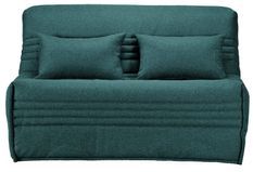 Banquette BZ tissu 140x200 cm matelas Bultex 15 cm Celia