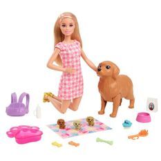 Barbie - Barbie Naissance Des Chiots - Poupée