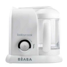 BEABA Robot Bébé Babycook Solo Blanc & Argent
