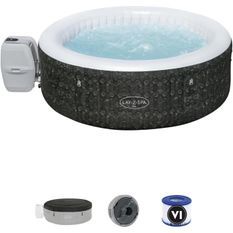BESTWAY Spa gonflable Lay-Z-Spa RIO, 4/6 places, 196 x 71 cm, 140 jets d'air, diffuseur Chemconnect