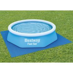 Bestway Tapis de sol pour piscine Flowclear 274x274 cm