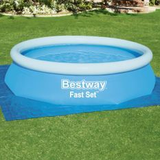 Bestway Tapis de sol pour piscine Flowclear 335x335 cm