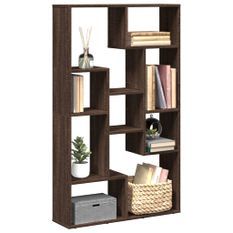 Bibliothèque chêne marron 72x20x120 cm bois d'ingénierie