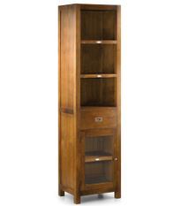 Bibliothèque en bois d'acajou massif STARY