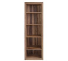 Bibliothèque en bois de Noyer Drika 65 cm - Robuste et esthétique