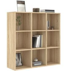 Bibliothèque étagère en bois Valika 98 cm - 9 niches