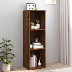 Bibliothèque/Meuble TV chêne marron 36x30x114cm bois ingénierie