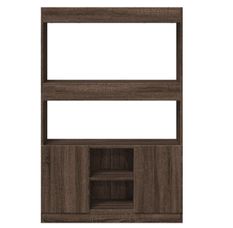 Bibliothèque multifonctionnelle en bois L 92 x H 140 x P 33 cm – Collection Bibla