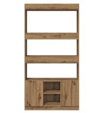 Bibliothèque multifonctionnelle en bois L 92 x H 180 x P 33 cm – Collection Bibla