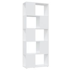 Bibliothèque Séparateur de pièce Blanc 60x24x155 cm