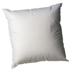 BLANREVE Oreiller en coton - 60x60 cm - Blanc