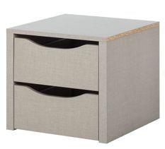 Bloc 2 tiroirs intérieur de 45 cm pour armoire