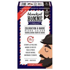 BLONDEPIL HOMME COLORATION A BARBE BRUN NATUREL - Barbe & Moustache - Kit 3 utilisations