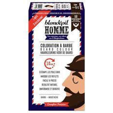 BLONDEPIL HOMME COLORATION A BARBE CHATAIN NATUREL - Barbe & Moustache - Kit 3 utilisations