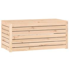 Boîte de jardin 101x50,5x46,5 cm bois massif de pin