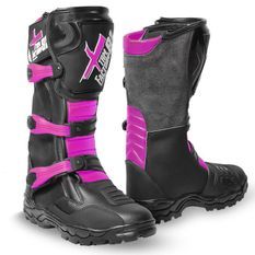 Bottes cross enfant rose Xtrm