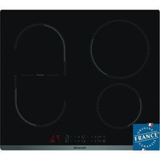 BRANDT CPI6400B - Table de cuisson induction - 4 zones - 3600 W - L 58 x P51 cm - Revetement verre - Noir