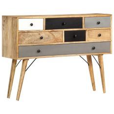 Buffet 110x30x82 cm Bois de manguier massif