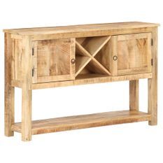 Buffet 120x30x76 cm Bois de manguier brut