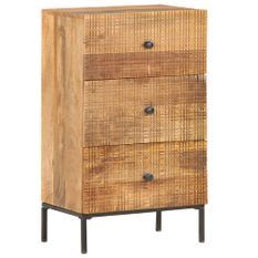 Buffet 45x30x75 cm Bois de manguier massif