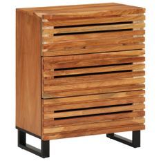 Buffet 60x34x75 cm bois d'acacia massif