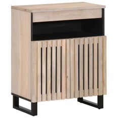 Buffet 60x34x75 cm bois de manguier massif