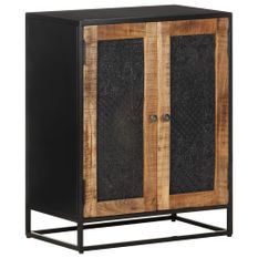 Buffet 60x35x75 cm Bois de manguier brut