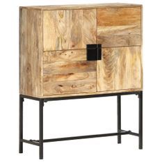 Buffet 80 x 30 x 100 cm Bois de manguier solide