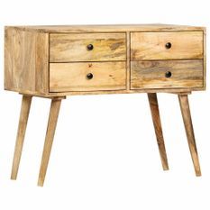 Buffet 85 x 40 x 71 cm Bois de manguier massif 2