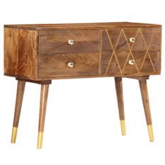 Buffet 85x40x70 cm Bois de manguier solide