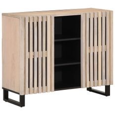 Buffet 90x34x75 cm bois massif de manguier