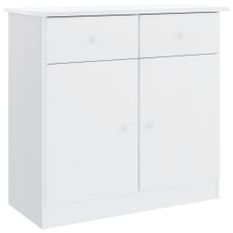 Buffet ALTA blanc 77x35x73 cm bois massif de pin