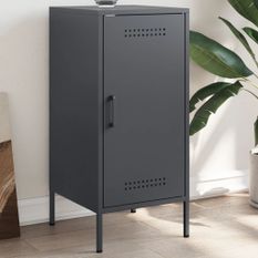 Buffet anthracite 36x39x79 cm acier laminé à froid