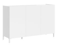 Buffet bas italien 3 portes Lumina 130 cm - Compact et polyvalent