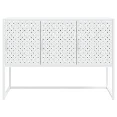 Buffet Blanc 105x35x75 cm Acier