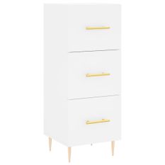 Buffet blanc 34,5x34x90 cm bois d'ingénierie