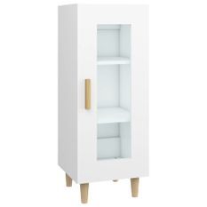 Buffet blanc 34,5x34x90 cm bois d'ingénierie