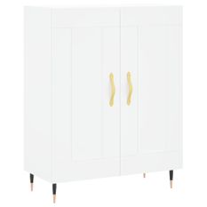 Buffet blanc 69,5x34x90 cm bois d'ingénierie