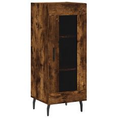 Buffet Chêne fumé 34,5x34x90 cm Bois d'ingénierie