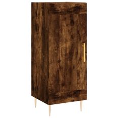 Buffet Chêne fumé 34,5x34x90 cm Bois d'ingénierie