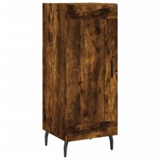 Buffet Chêne fumé 34,5x34x90 cm Bois d'ingénierie