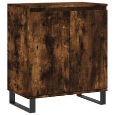 Buffet Chêne fumé 60x35x70 cm Bois d'ingénierie