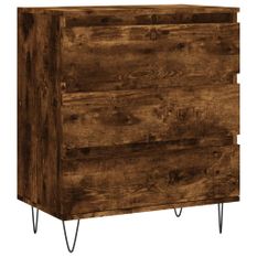 Buffet Chêne fumé 60x35x70 cm Bois d'ingénierie