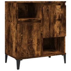 Buffet Chêne fumé 60x35x70 cm Bois d'ingénierie