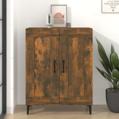 Buffet Chêne fumé 69,5x34x90 cm Bois d'ingénierie 3