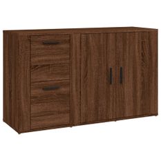 Buffet Chêne marron 100x33x59,5 cm Bois d'ingénierie