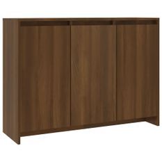 Buffet Chêne marron 102x33x75 cm