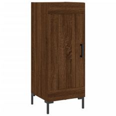 Buffet Chêne marron 34,5x34x90 cm Bois d'ingénierie