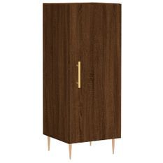 Buffet Chêne marron 34,5x34x90 cm Bois d'ingénierie